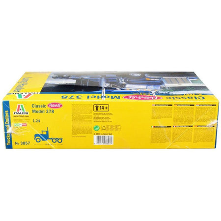 Skill 4 Model Kit Peterbilt 378 Long Hauler Truck Tractor 1/24 Scale Model by Italeri - Italeri - ModelCars.com