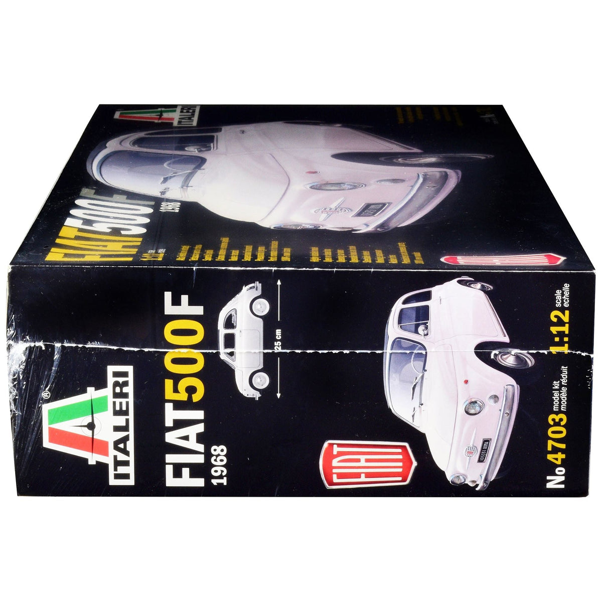 Skill 5 Model Kit 1968 Fiat 500F 1/12 Scale Model by Italeri-Italeri-ModelCars.com