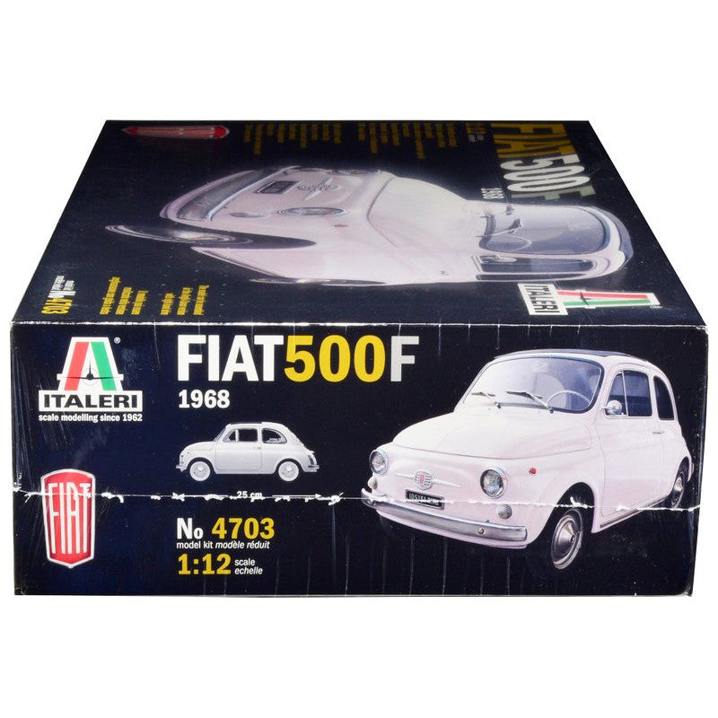 Skill 5 Model Kit 1968 Fiat 500F 1/12 Scale Model by Italeri-Italeri-ModelCars.com