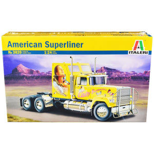 Skill 5 Model Kit American Superliner Truck Tractor "Lady Butterfly" 1/24 Scale Model by Italeri