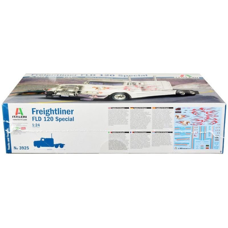 Skill 5 Model Kit Freightliner FLD 120 Special Truck Tractor 1/24 Scale Model by Italeri-Italeri-ModelCars.com