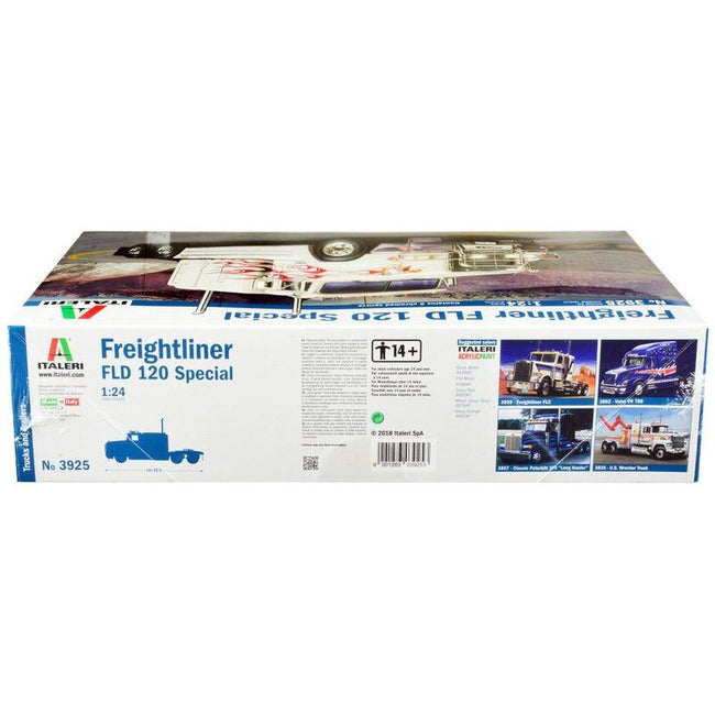 Skill 5 Model Kit Freightliner FLD 120 Special Truck Tractor 1/24 Scale Model by Italeri - Italeri - ModelCars.com