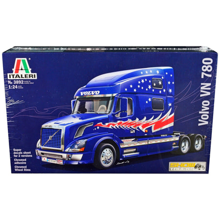 Skill 5 Model Kit Volvo VN 780 Truck Tractor "Show Trucks" 1/24 Scale Model by Italeri-Italeri-ModelCars.com