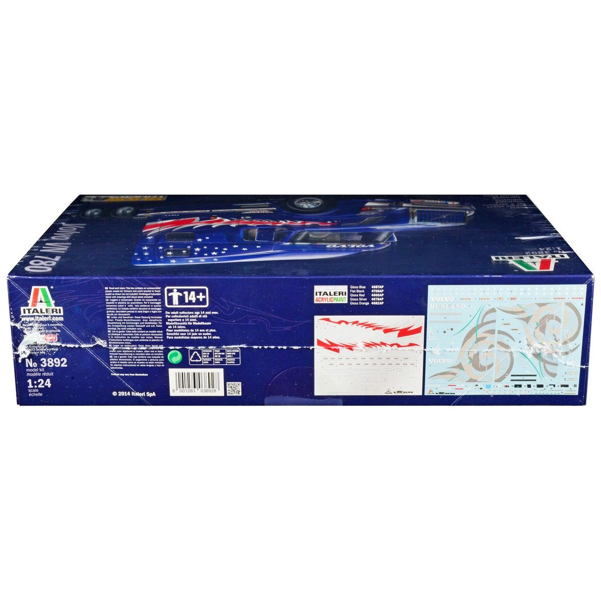 Skill 5 Model Kit Volvo VN 780 Truck Tractor "Show Trucks" 1/24 Scale Model by Italeri - Italeri - ModelCars.com