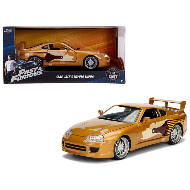 Slap Jack's Toyota Supra Gold "Fast & Furious" Movie 1/24 Diecast Model Car by Jada-Jada-ModelCars.com