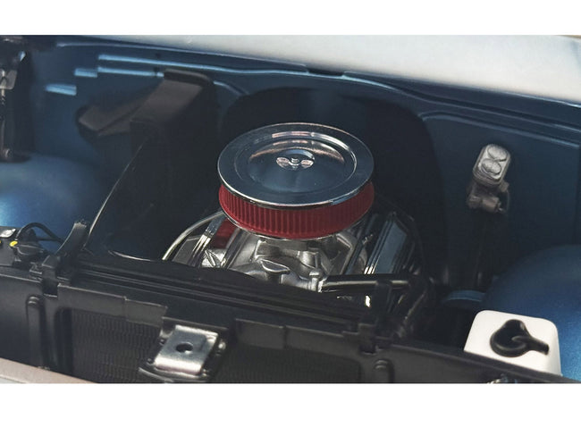 Small Block 350 Engine and Transmission Replica from "1967 Chevrolet K-10 Pickup Truck" 1/18 Model by ACME-Acme-ModelCars.com