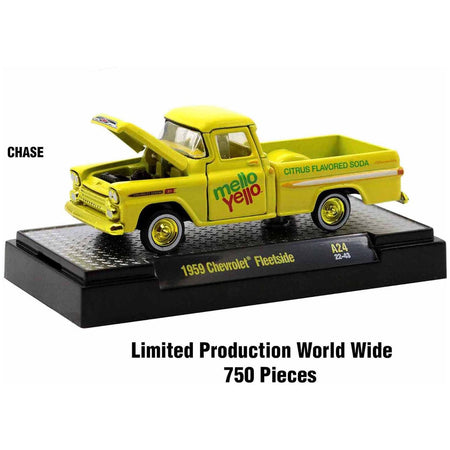 "Sodas" Set of 3 pieces Release 24 Limited Edition to 8750 pieces Worldwide 1/64 Diecast Model Cars by M2 Machines-M2-ModelCars.com