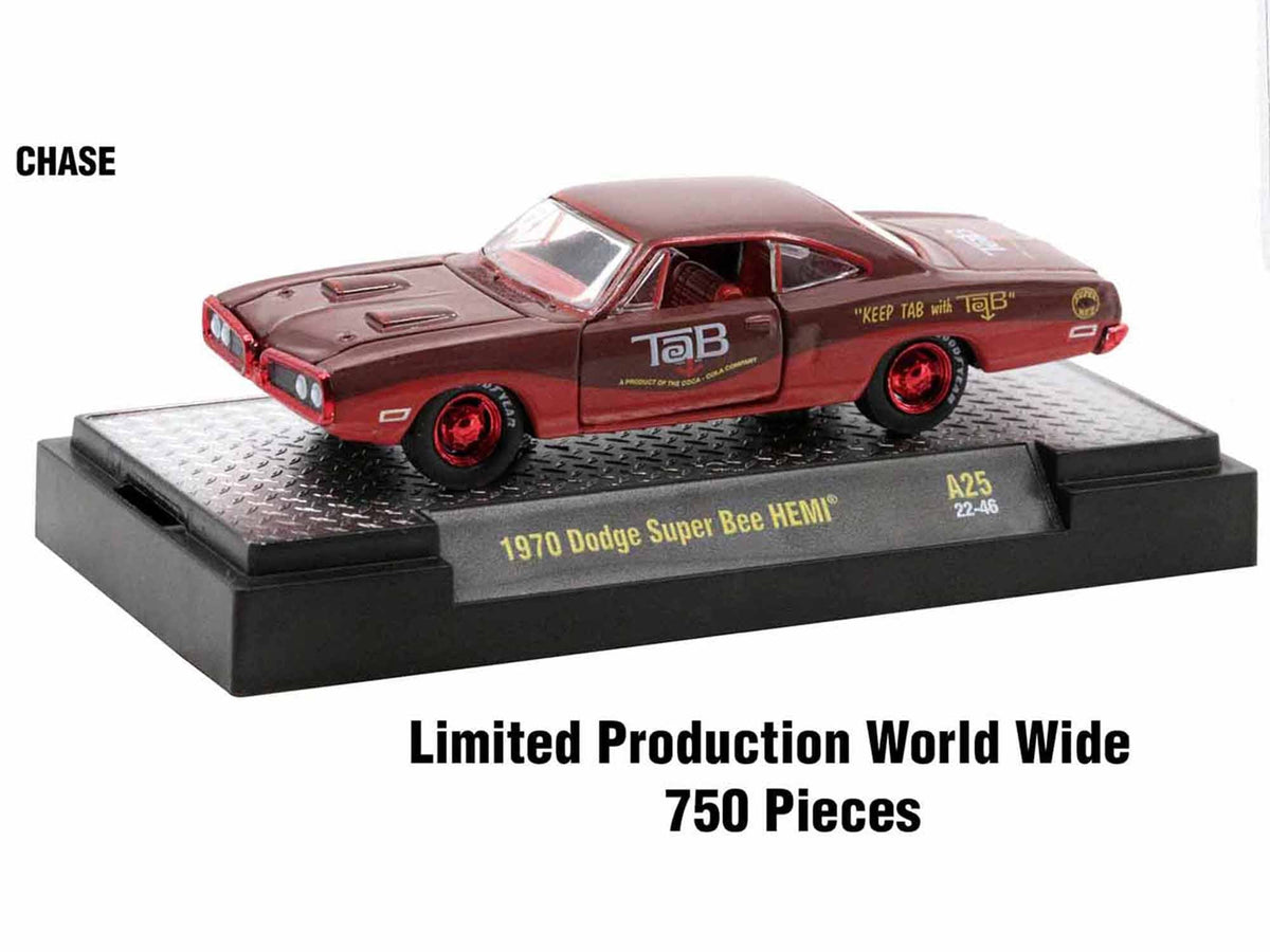 "Sodas" Set of 3 pieces Release 25 Limited Edition to 6250 pieces Worldwide 1/64 Diecast Model Cars by M2 Machines-M2-ModelCars.com