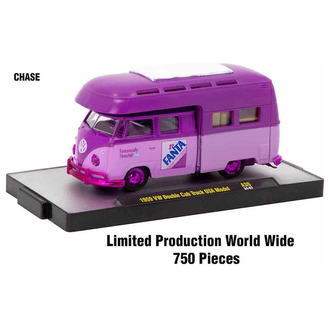 "Sodas" Set of 3 pieces Release 39 Limited Edition to 9250 pieces Worldwide 1/64 Diecast Model Cars by M2 Machines-M2-ModelCars.com