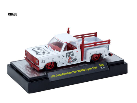 "Sodas" Set of 3 pieces Release 44 Limited Edition to 8250 pieces Worldwide 1/64 Diecast Model Cars by M2 Machines-M2-ModelCars.com