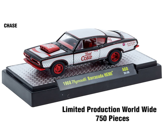 "Sodas" Set of 3 pieces Release 60 Limited Edition to 10000 pieces Worldwide 1/64 Diecast Model Cars by M2 Machines-M2-ModelCars.com