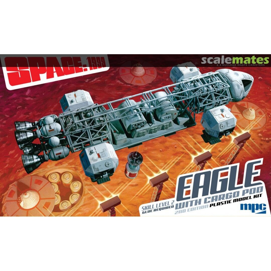 Space:1999 Eagle with Cargo Pod 2nd Edition MPC | No. 990 | 1:48 - MPC - ModelCars.com
