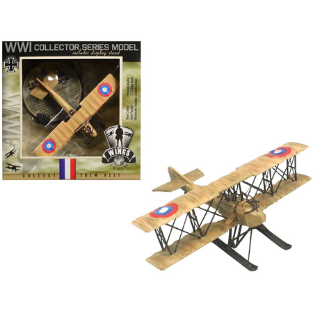 SPAD SA 4 Aircraft with Ski Gear "French Air Force" 1/72 Model Airplane by Wings of the Great War-Wings Of The Great War-ModelCars.com