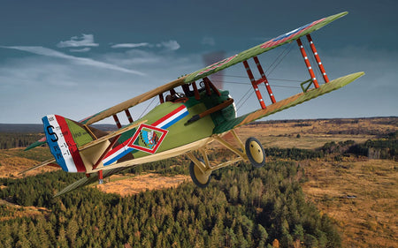 SPAD S.XIII Aircraft "Captain Robert Soubiran 103rd Aero Squadron USAS Foucaucourt Aerodrome France" (1918) United States Army Air Service "The Aviation Archive" Series 1/48 Diecast Model by Corgi-Corgi-ModelCars.com