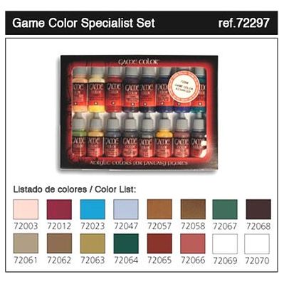 SPECIALIST GAME SET (16) - Vallejo - ModelCars.com