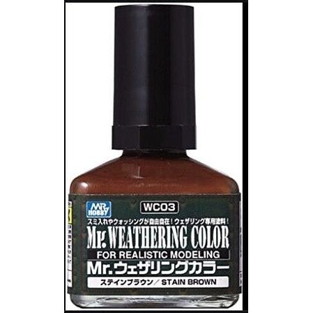 STAIN BROWN WEATHER - Mr Hobby - ModelCars.com
