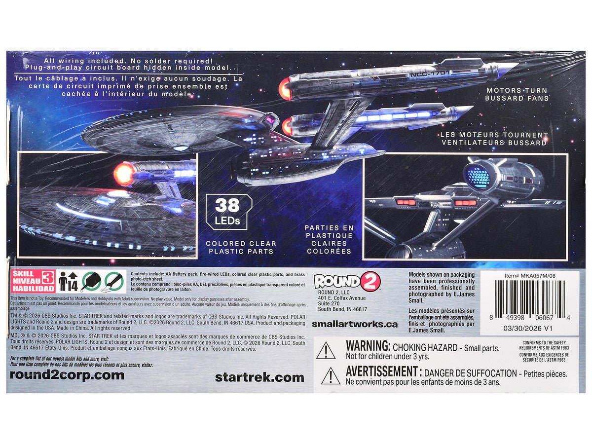 Star Trek: Strange New Worlds (2022-Current) TV Series USS Enterprise NCC-1701 Lighting Kit for 1/1000 Model Kit by Polar Lights-Polar Lights-ModelCars.com