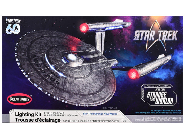 Star Trek: Strange New Worlds (2022-Current) TV Series USS Enterprise NCC-1701 Lighting Kit for 1/1000 Model Kit by Polar Lights-Polar Lights-ModelCars.com