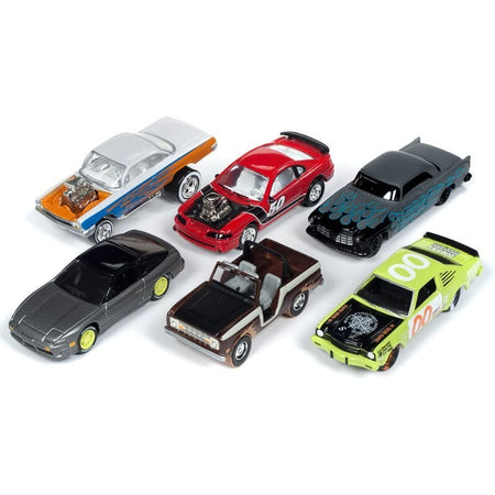 "Street Freaks" 2019 Set B of 6 Cars Release 1 Limited Edition to 3000 pieces Worldwide 1/64 Diecast Models by Johnny Lightning-Johnny Lightning-ModelCars.com