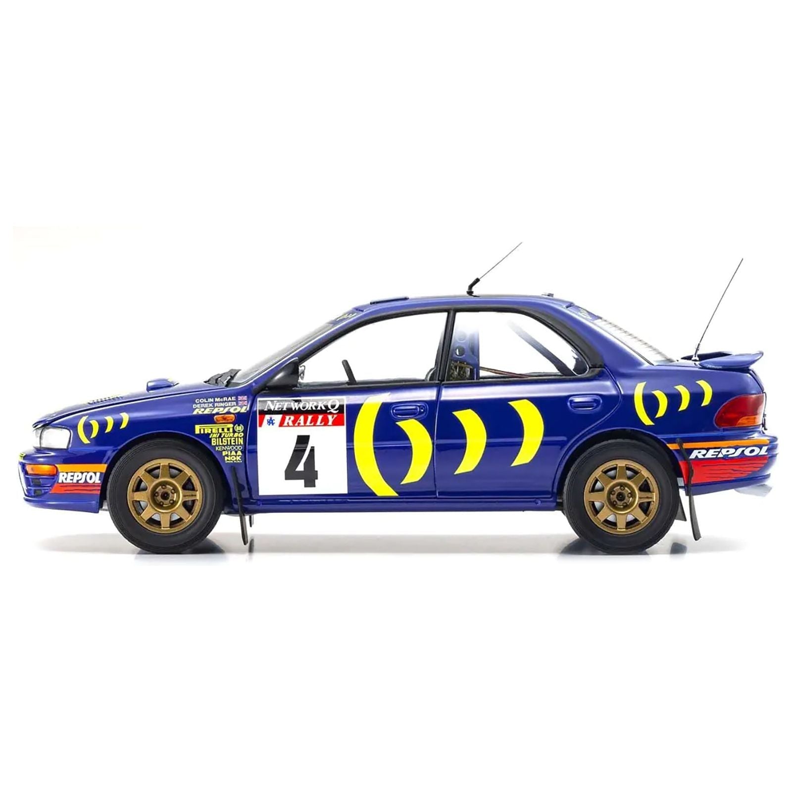 Subaru Impreza 4 Colin McRae - Derek Ringer Winner "RAC Rally" (1994) 1/18 Diecast Model Car by Kyosho - Kyosho - ModelCars.com