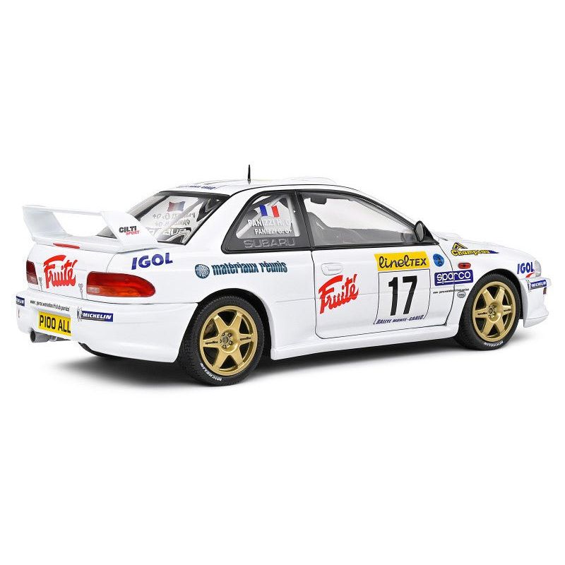 Subaru Impreza S5 WRC99 22B 17 Gilles Panizzi - Herve Panizzi "Monte Carlo Rally" (1999) "Competition" Series 1/18 Diecast Model Car by Solido - Solido - ModelCars.com