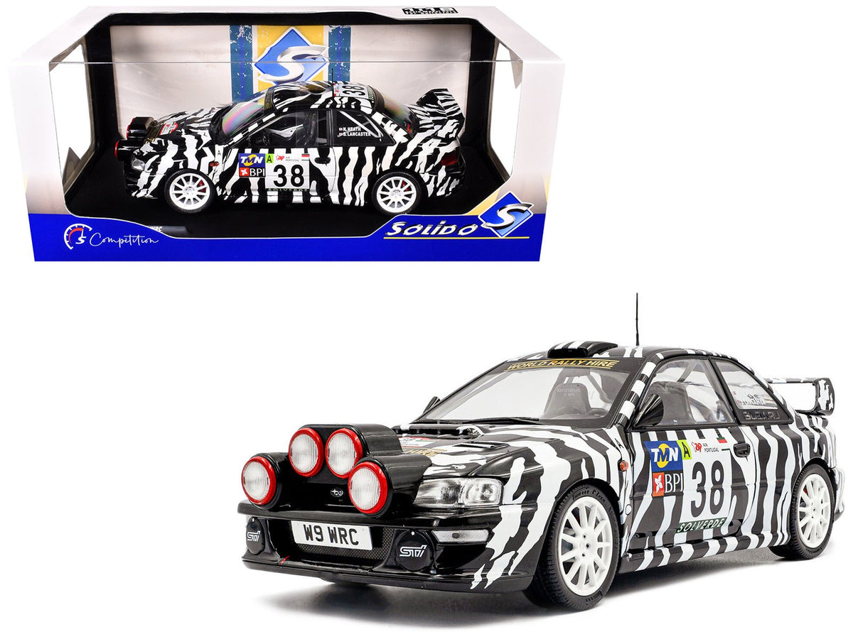 Subaru Impreza S5 WRC99 #38 Nigel Heath - Steve Lancaster "Rallye de Portugal" (2001) "Competition" Series 1/18 Diecast Model Car by Solido-Solido-ModelCars.com