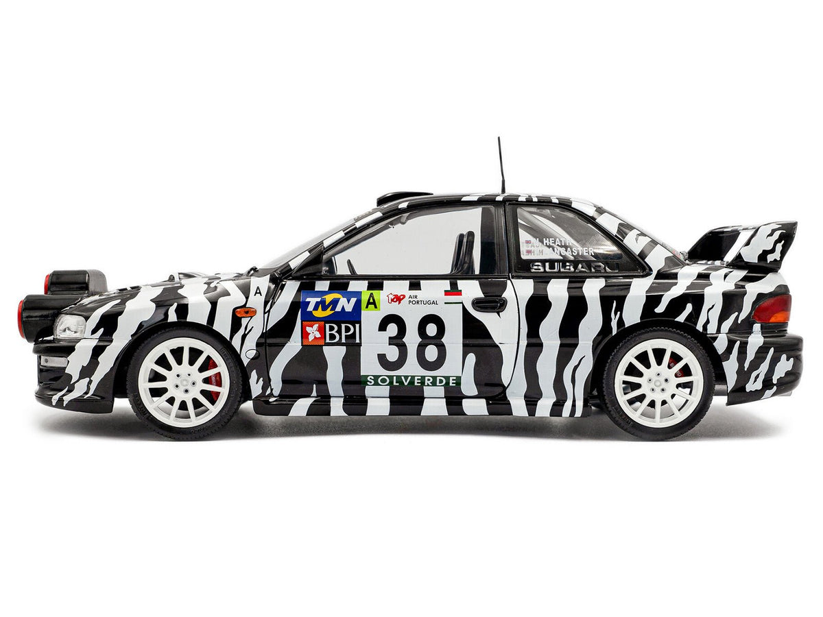 Subaru Impreza S5 WRC99 #38 Nigel Heath - Steve Lancaster "Rallye de Portugal" (2001) "Competition" Series 1/18 Diecast Model Car by Solido-Solido-ModelCars.com
