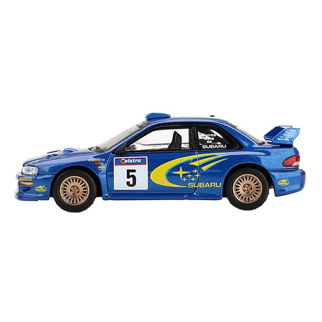 Subaru Impreza WRC99 #5 Richard Burns - Robert Reid Winner "Rally Australia" (1999) Limited Edition 1/64 Diecast Model Car by Mini GT-Mini GT-ModelCars.com
