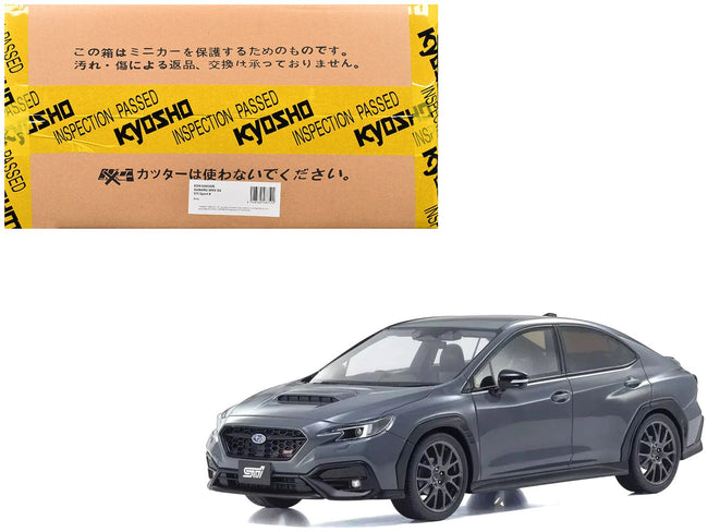 Subaru WRX S4 STI Sport# RHD (Right Hand Drive) Gray 1/18 Model Car by Kyosho-Kyosho-ModelCars.com