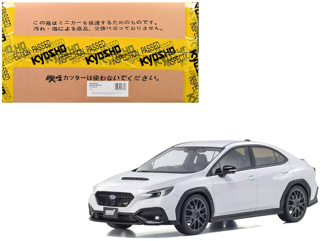 Subaru WRX S4 STI Sport# RHD (Right Hand Drive) White 1/18 Model Car by Kyosho-Kyosho-ModelCars.com