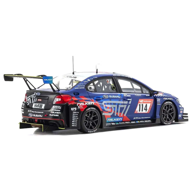 Subaru WRX STI #114 Carlo van Dam - Marcel Lasee - Kota Sasaki - Tim Schrick "24 Hours of Nurburgring" (2022) 1/18 Model Car by Kyosho-Kyosho-ModelCars.com