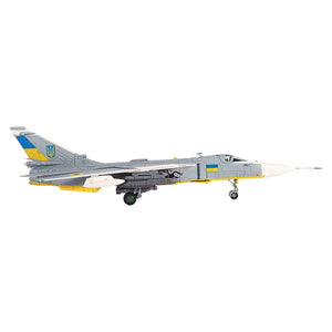 Sukhoi Su-24M Fencer-D Bomber Aircraft "Ukraine War" (2023) Ukrainian Air Force 1/72 Diecast Model by JC Wings