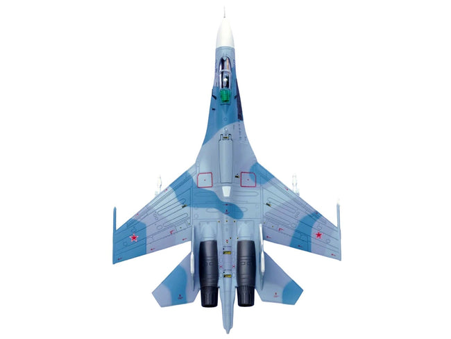 Sukhoi Su-27 Flanker-B Aircraft "Blue 388 Paris Air Show" (1989) Soviet Air Force 1/100 Diecast Model Airplane by Legion-Legion-ModelCars.com