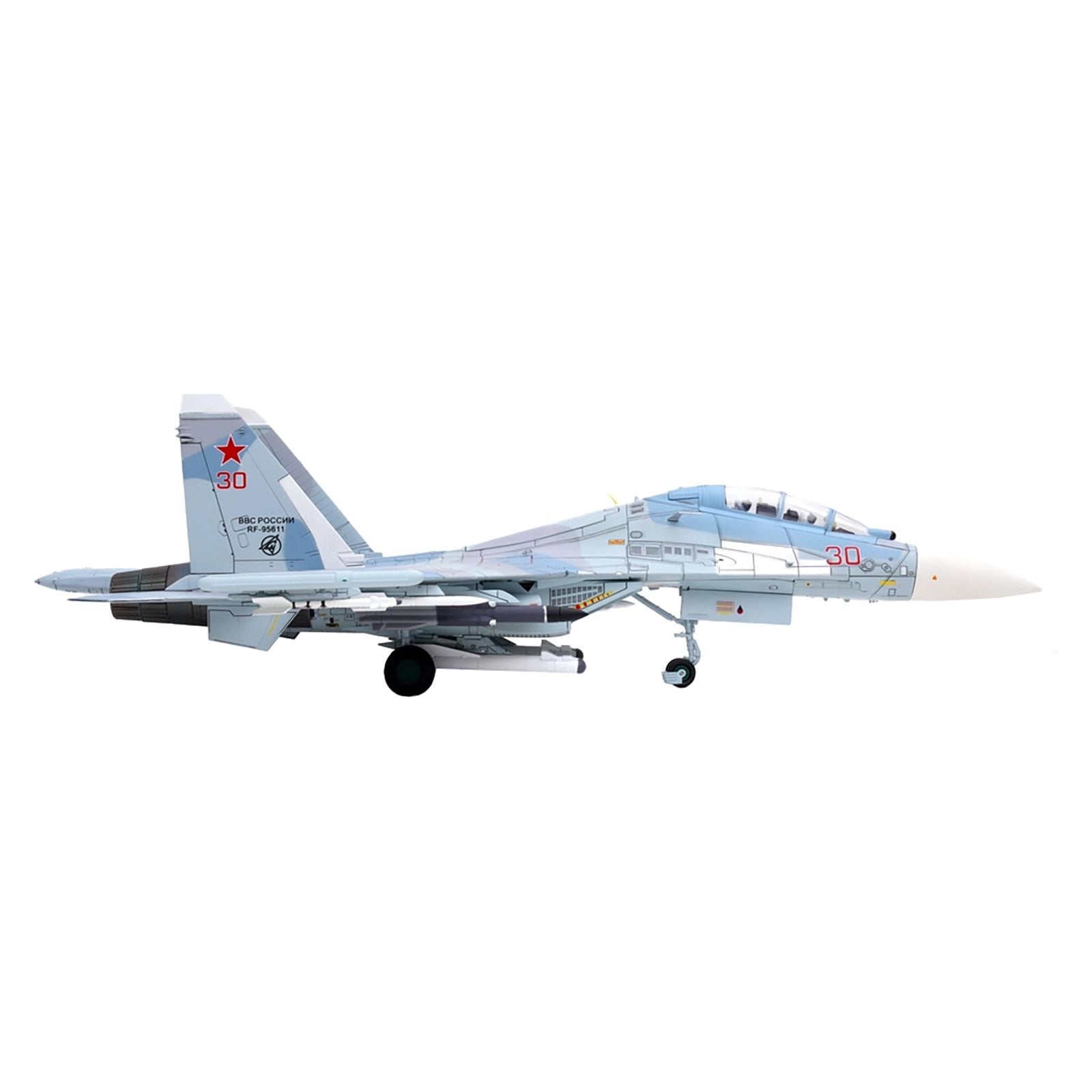 Sukhoi Su - 30M2 Flanker - C Fighter Aircraft 30 "Russian Air Force" "Wing" Series 1/72 Diecast Model by Panzerkampf - Panzerkampf - ModelCars.com