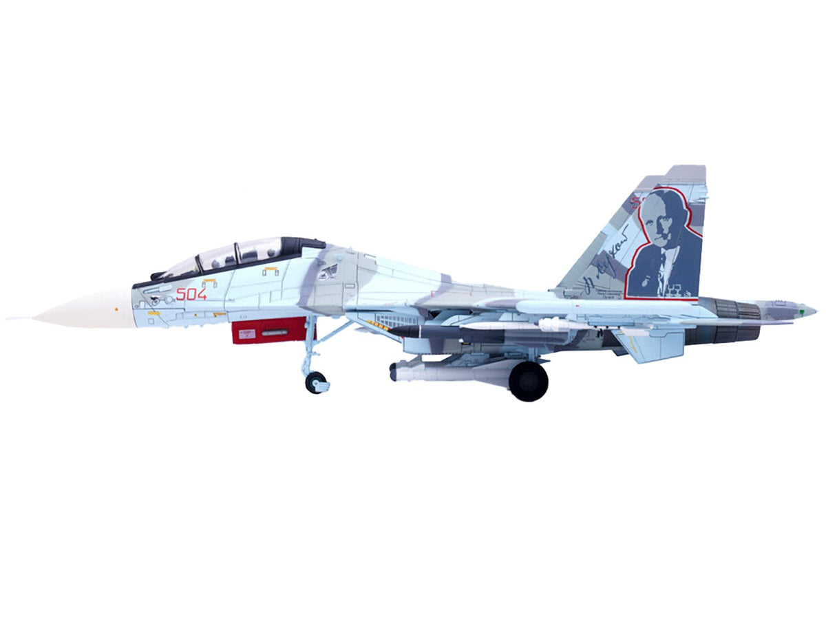 Sukhoi Su-30MKK Flanker-G Fighter Aircraft #504 "Russian Air Force" "Wing" Series 1/72 Diecast Model by Panzerkampf-Panzerkampf-ModelCars.com