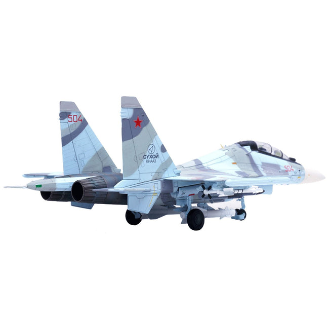 Sukhoi Su - 30MKK Flanker - G Fighter Aircraft 504 "Russian Air Force" "Wing" Series 1/72 Diecast Model by Panzerkampf - Panzerkampf - ModelCars.com
