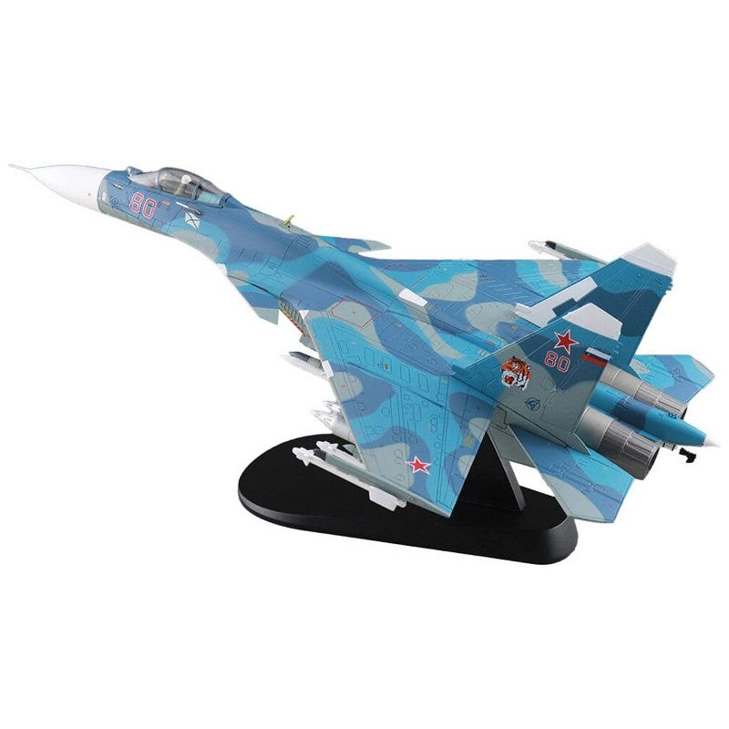 Sukhoi Su - 33 Flanker D Fighter Aircraft "2nd Aviation Squadron 279th Shipborne Fighter Aviation Regiment" (2005) Russian Navy "Air Power Series" 1/72 Diecast Model by Hobby Master - Hobby Master - ModelCars.com