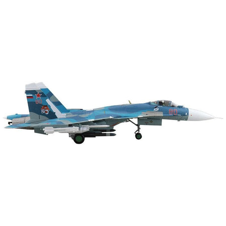 Sukhoi Su - 33 Flanker D Fighter Aircraft "2nd Aviation Squadron 279th Shipborne Fighter Aviation Regiment" (2005) Russian Navy "Air Power Series" 1/72 Diecast Model by Hobby Master - Hobby Master - ModelCars.com