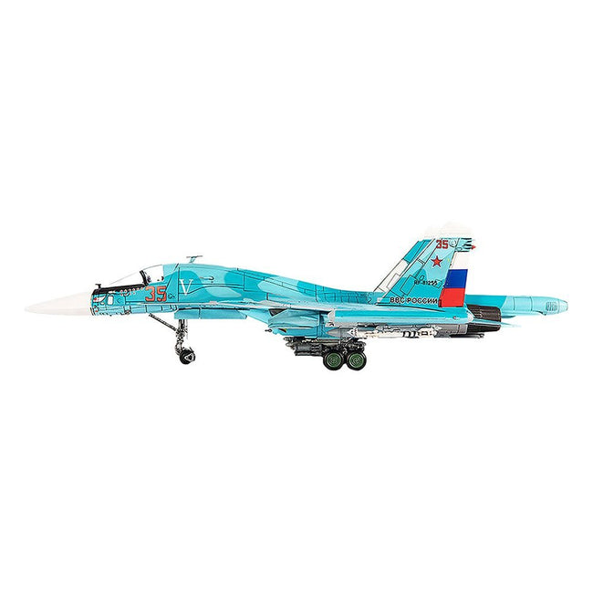Sukhoi Su - 34 Fullback Bomber Aircraft "Ukraine War" (2022) Russian Air Force 1/72 Diecast Model by JC Wings - JC Wings - ModelCars.com