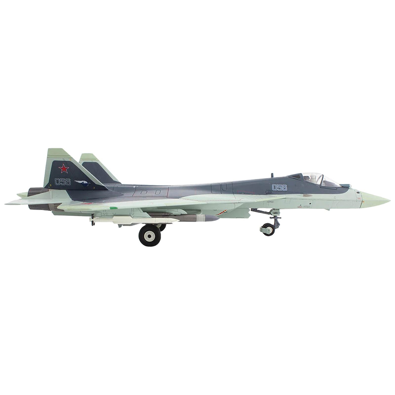 Sukhoi Su - 57 Felon (T - 50) Stealth Fighter Aircraft "Zhukovsky Airfield" (2023) Russian Air Force "Air Power Series" 1/72 Diecast Model by Hobby Master - Hobby Master - ModelCars.com