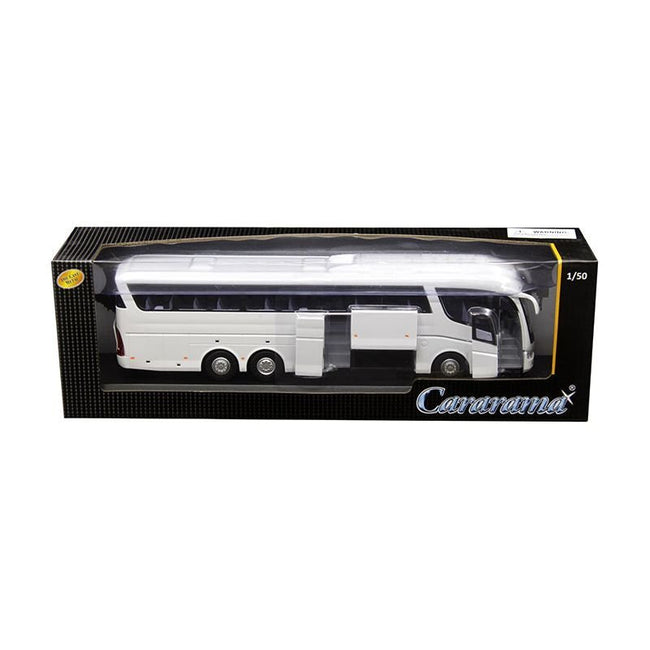 Super Coach Autobus White 1/50 Diecast Model by Cararama-Cararama-ModelCars.com