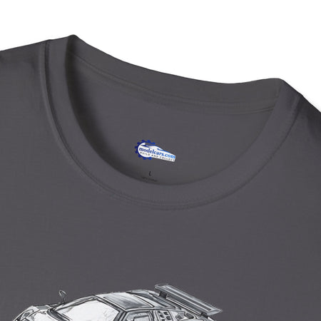 Supercar T-Shirt - Bugatti EB110 Inspired - Dark Gray - Unisex-Modelcars.com-ModelCars.com
