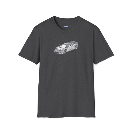 Supercar T-Shirt - Bugatti EB110 Inspired - Dark Gray - Unisex-Modelcars.com-ModelCars.com