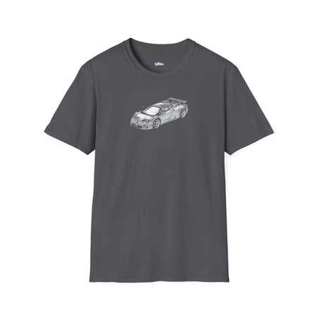 Supercar T-Shirt - Bugatti EB110 Inspired - Dark Gray - Unisex-Modelcars.com-ModelCars.com