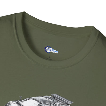 Supercar T-Shirt - Bugatti EB110 Inspired - Dark Gray - Unisex-Modelcars.com-ModelCars.com