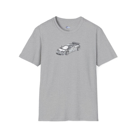 Supercar T-Shirt - Bugatti EB110 Inspired - Dark Gray - Unisex-Modelcars.com-ModelCars.com
