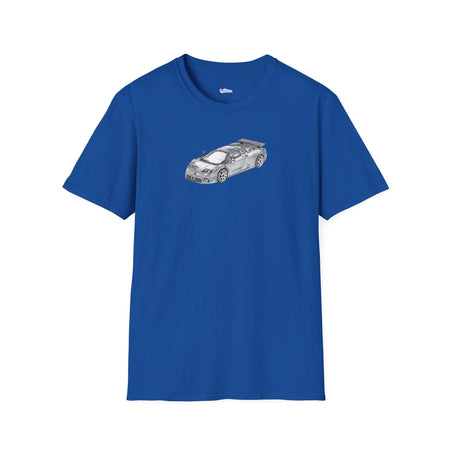 Supercar T-Shirt - Bugatti EB110 Inspired - Dark Gray - Unisex-Modelcars.com-ModelCars.com