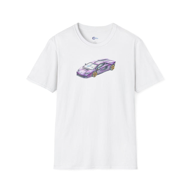 Supercar T-Shirt - Lamborghini LP-800-4 Softstyle Tee-Modelcars.com-ModelCars.com