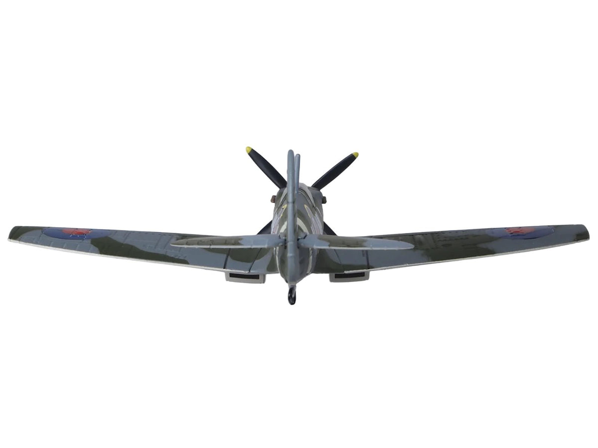 Supermarine Spitfire LF MK IXe Fighter Aircraft "TE565 10th (Czech) Fighter Squadron RAF Manston" Royal Air Force 1/72 Diecast Model Airplane by Oxford Diecast-Oxford Diecast-ModelCars.com