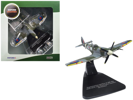 Supermarine Spitfire LF MK IXe Fighter Aircraft "TE565 10th (Czech) Fighter Squadron RAF Manston" Royal Air Force 1/72 Diecast Model Airplane by Oxford Diecast-Oxford Diecast-ModelCars.com